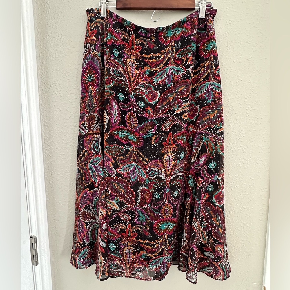 Vintage Coldwater Creek Multicolor A-Line Skirt
